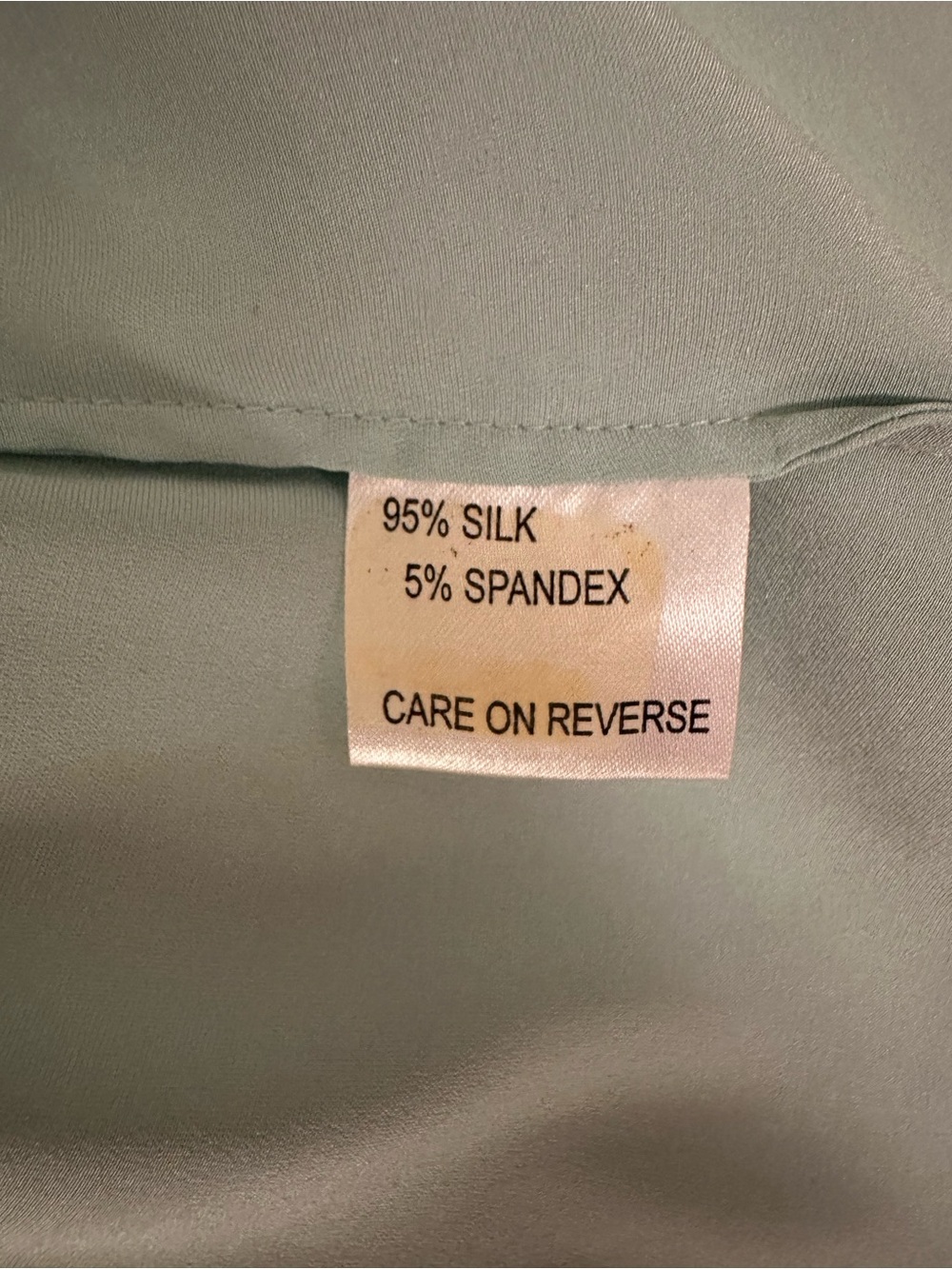 St. John silk blouse in light blue - Picture 8 of 11